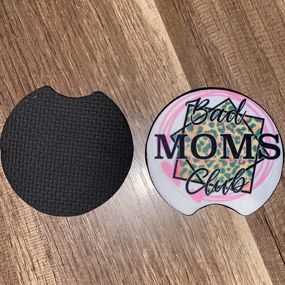 New neoprene bad moms car coasters - Picture 3 of 3